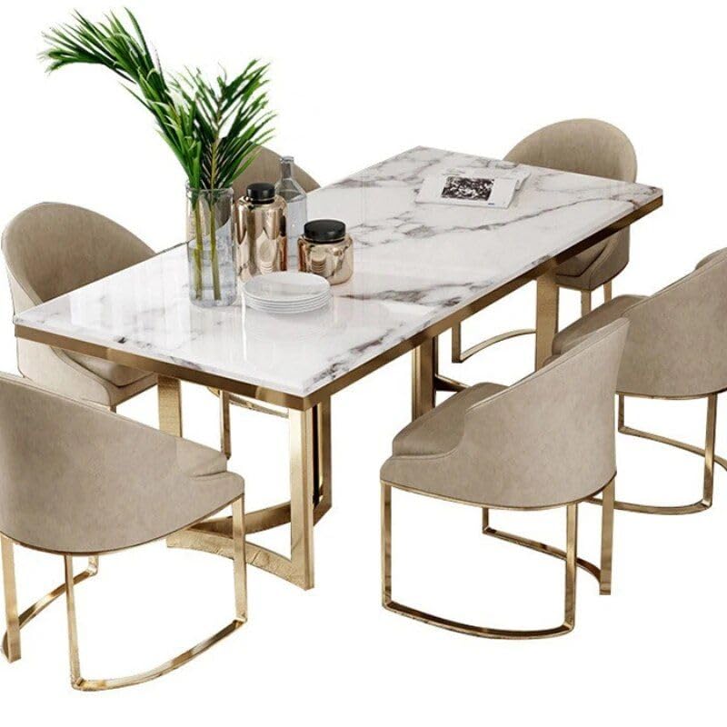 Luxury Nordic Modern Dining Table for Contemporary Homes