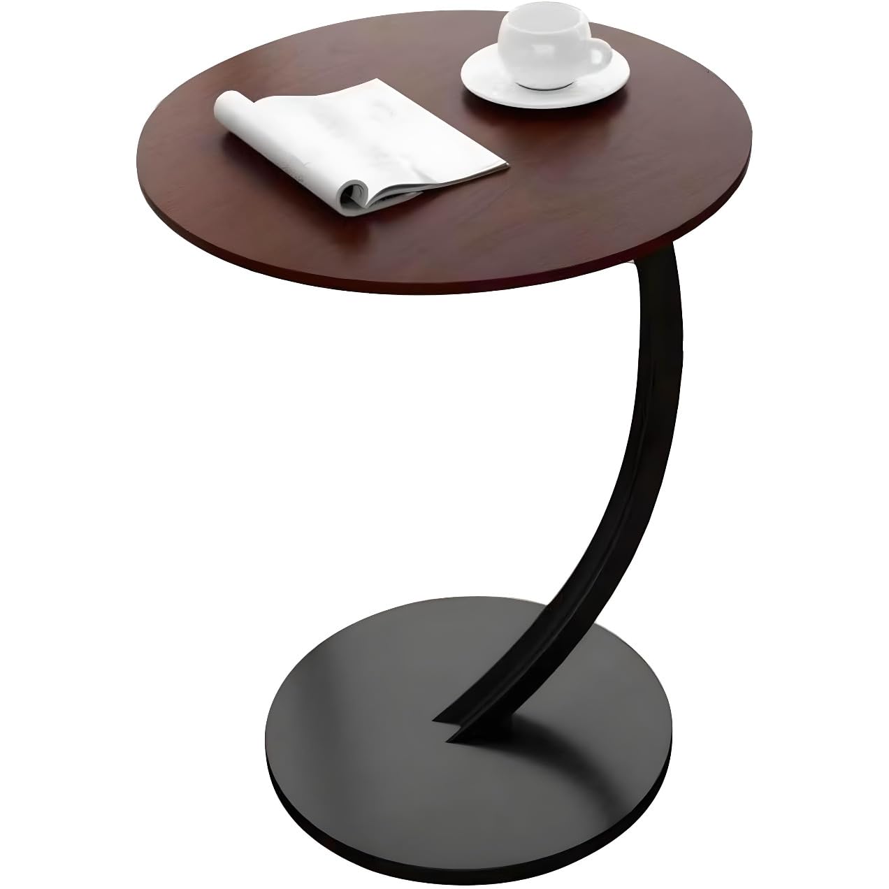 Sleek Nordic Metal Side Table - Modern Minimalist Coffee Table for Living & Bedroom