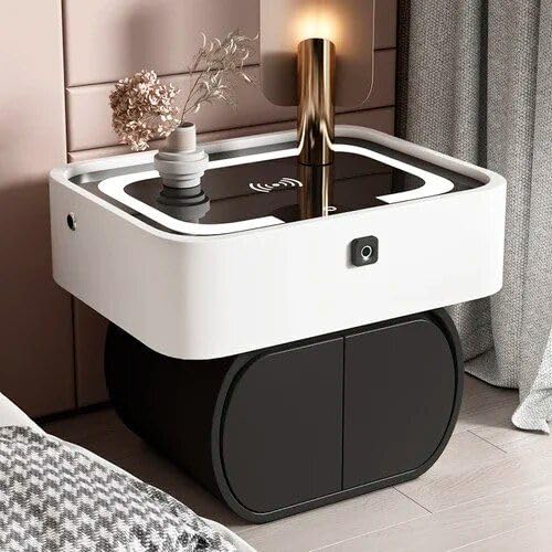 Modern Moroccan Minimalist Wooden Nightstand