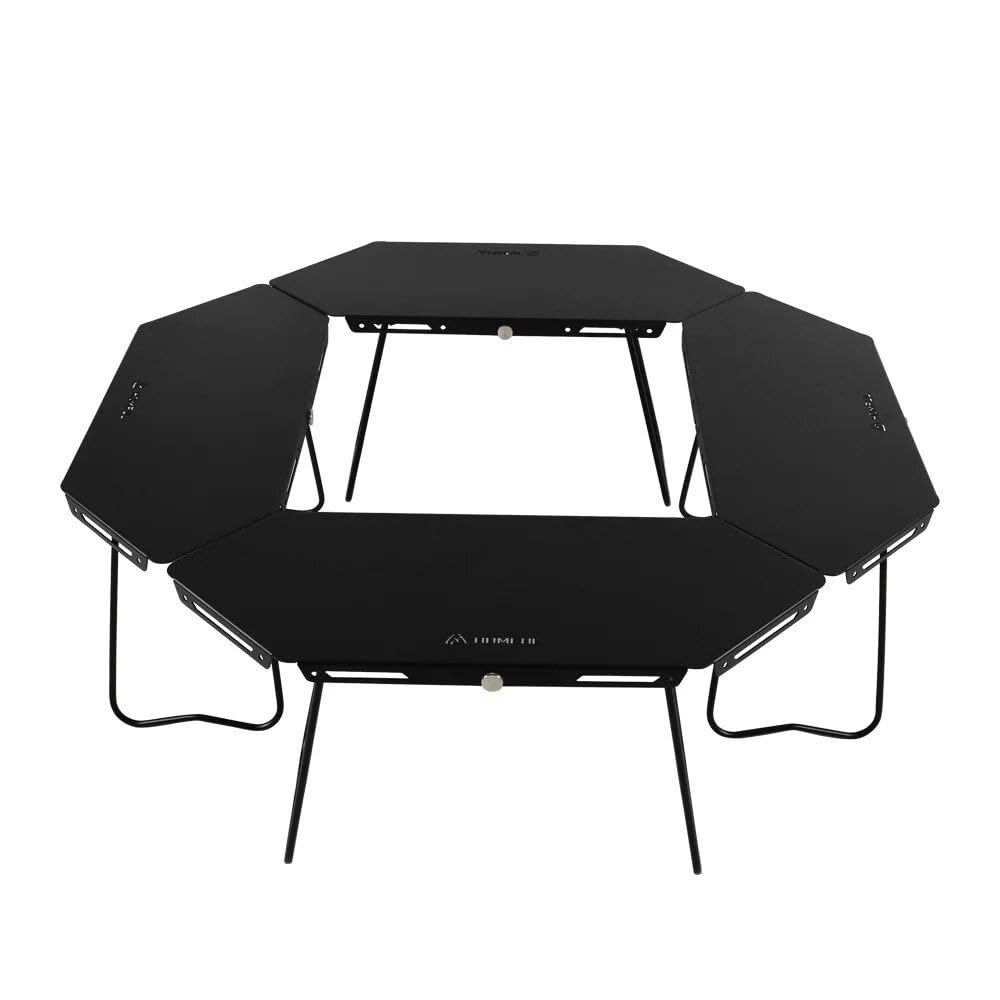 Ultra Light Aluminum Folding Picnic Table - Outdoor Camping Essential