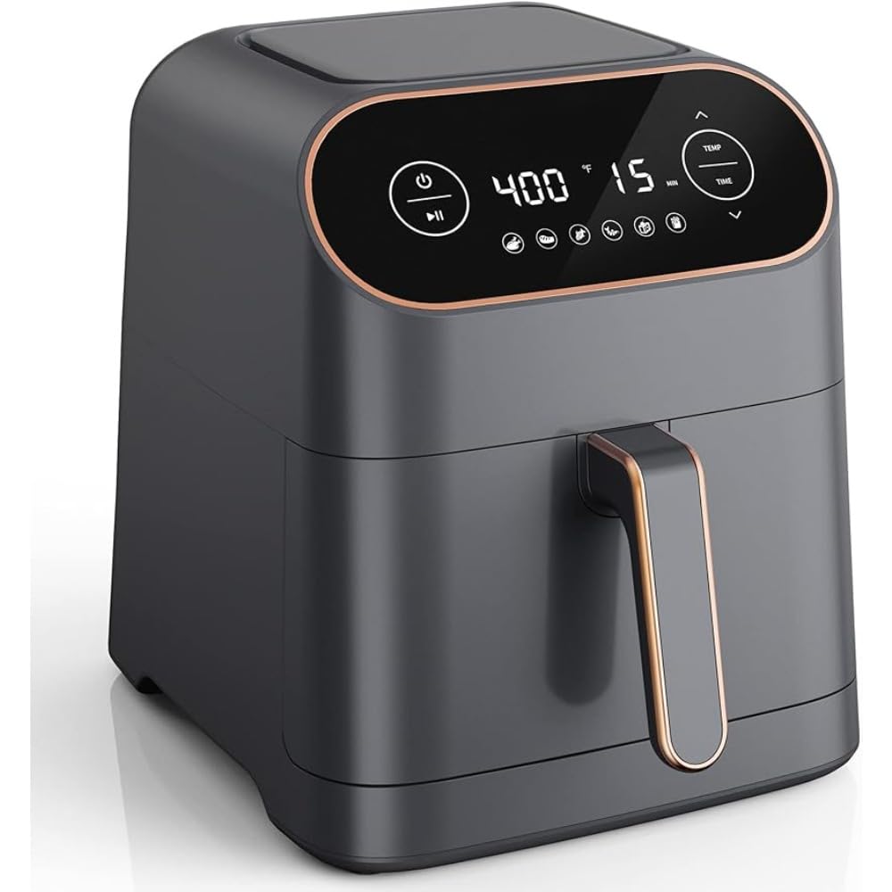 Extragroßer 9-Liter 6-in-1 Heißluftfrittierofen mit LCD-Touch-Bedienung