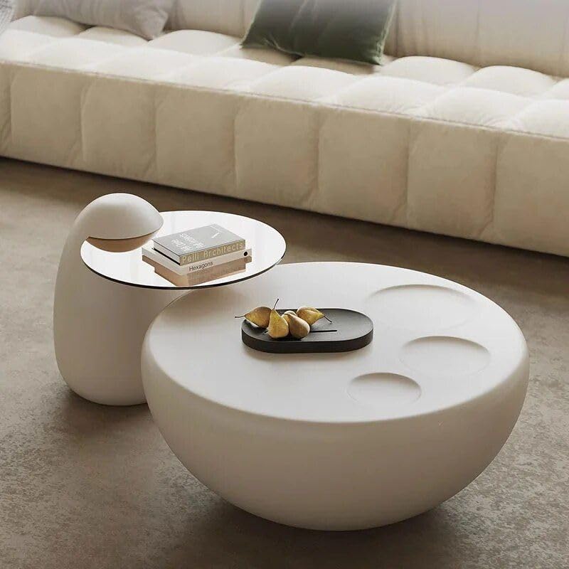 Modern Minimalist Round Coffee Table