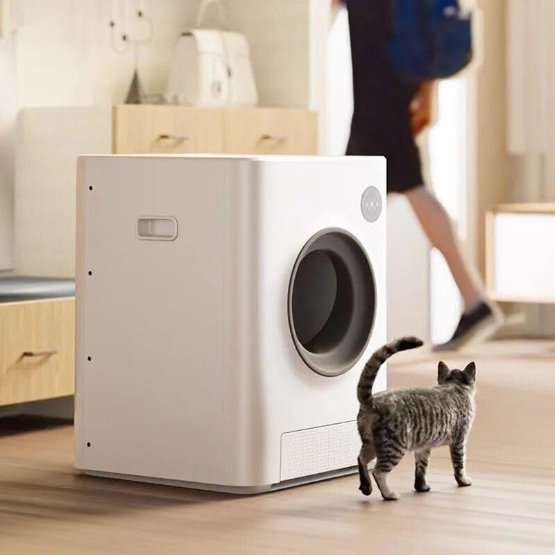 Katzentoilette mit automatischem Streusammler