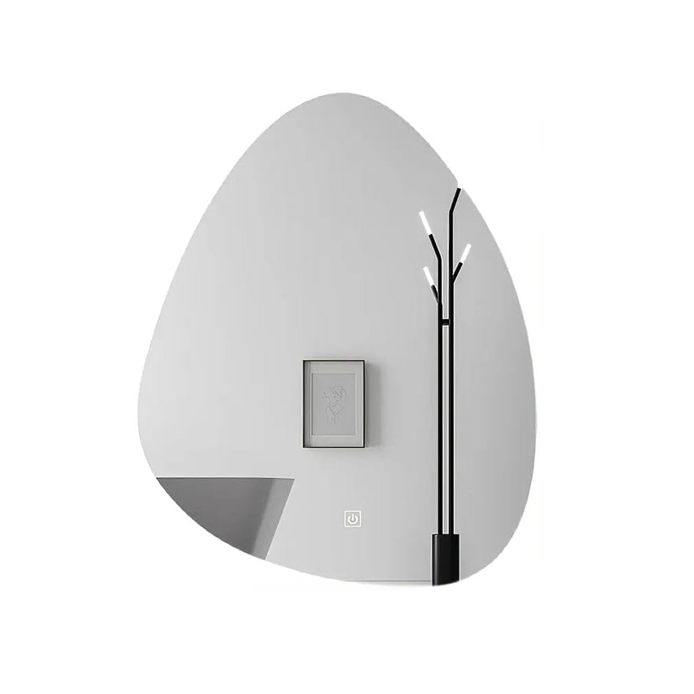Modern Rectangular smart led Bathroom Mirror with Bluetooth Speaker & Adjustable Light