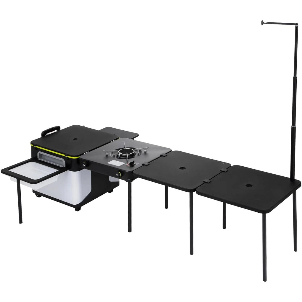 Portable Multifunctional Outdoor Kitchen Station with Wheels