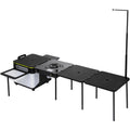 Portable Multifunctional Outdoor Kitchen Station with Wheels