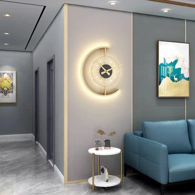 led wall lamp & Clock - Indoor Decoration with Minimalist Design