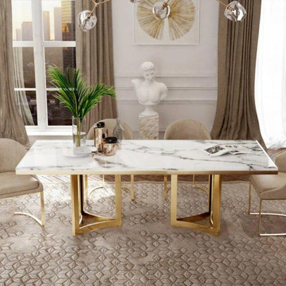 Luxury Nordic Modern Dining Table for Contemporary Homes