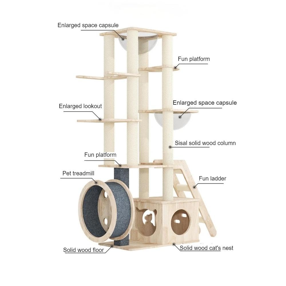Large Cat Tree Tower