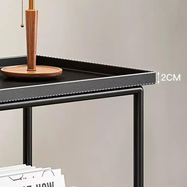 Chic Minimalist Modern Metal Side Coffee Table