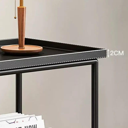 Chic Minimalist Modern Metal Side Coffee Table