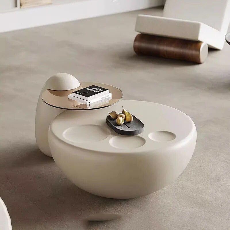 Modern Minimalist Round Coffee Table
