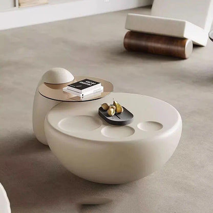 Modern Minimalist Round Coffee Table