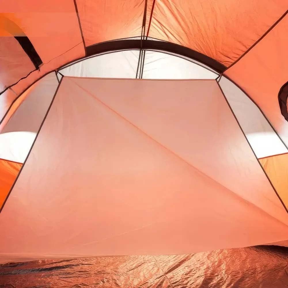Spacious 6-8 Person Waterproof Camping Tent with Three Rooms
