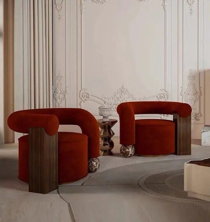 Elegant Minimalist Tiger Velvet Lounge Chair – L-Shaped Sofa for Modern Living