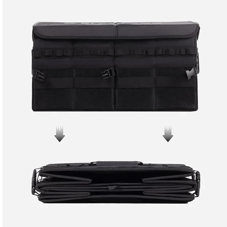 versatile 60l collapsible outdoor storage box with handle