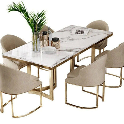 Luxury Nordic Modern Dining Table for Contemporary Homes