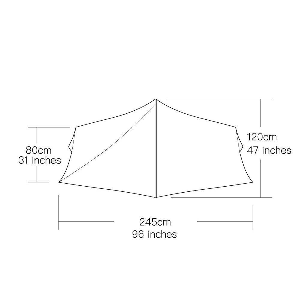 Lightweight Double Tent for Outdoor Camping & Hiking - Waterproof & Wind Resistant