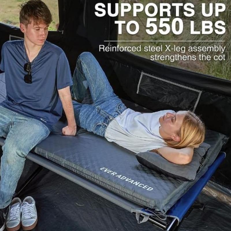 Extra-Large Heavy-Duty Camping cot