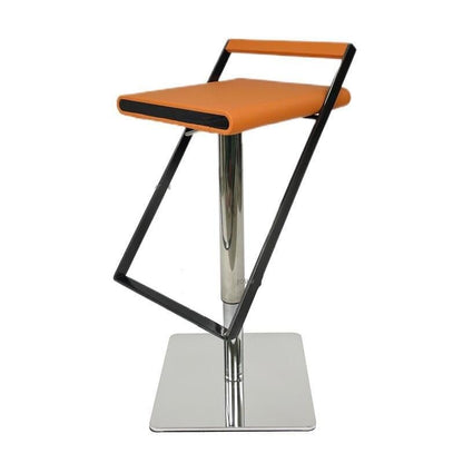 Luxury Minimalist Modern Adjustable Bar Stool with Backrest