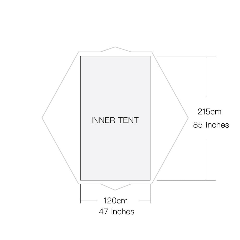 Lightweight Double Tent for Outdoor Camping & Hiking - Waterproof & Wind Resistant