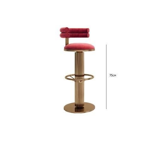 Modern Velvet Swivel Bar Chairs – Stylish Stainless Steel Stools for Bars &amp; Restaurants