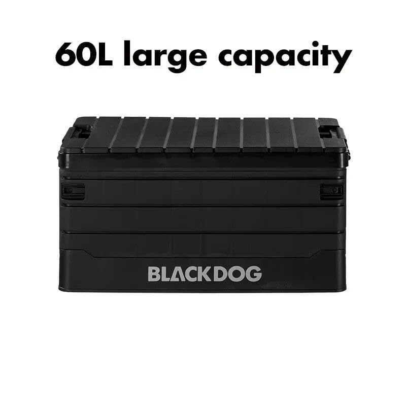 60l portable folding storage box for outdoor camping & picnic