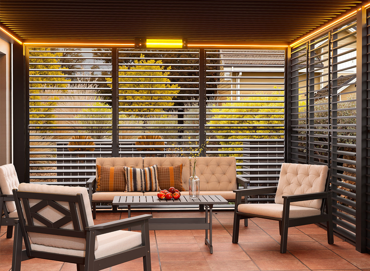 Privacy Shutter Walls