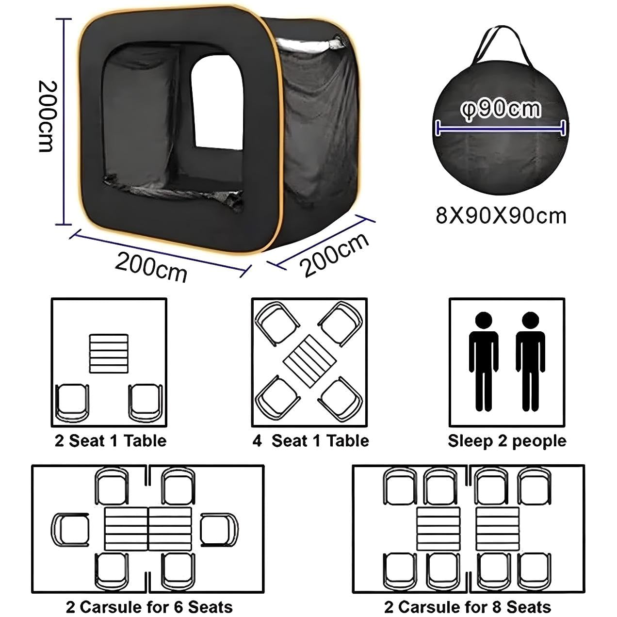 Windproof Vehicular Camping Tent