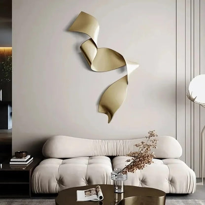 Italian Minimalist Wrought Iron Wall Art