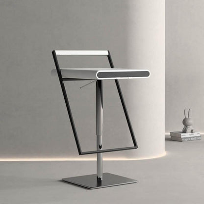 Luxury Minimalist Modern Adjustable Bar Stool with Backrest