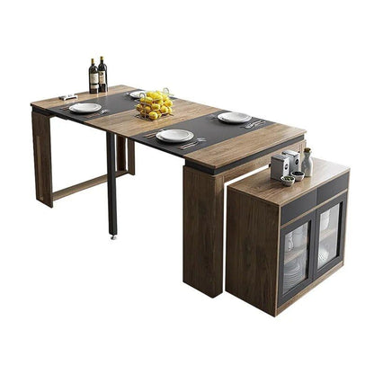 Moderner ausziehbarer Esstisch Rechteckiges Sideboard mit Stauraum
