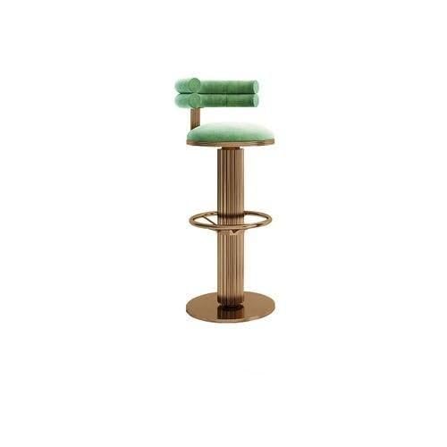 Modern Velvet Swivel Bar Chairs – Stylish Stainless Steel Stools for Bars &amp; Restaurants