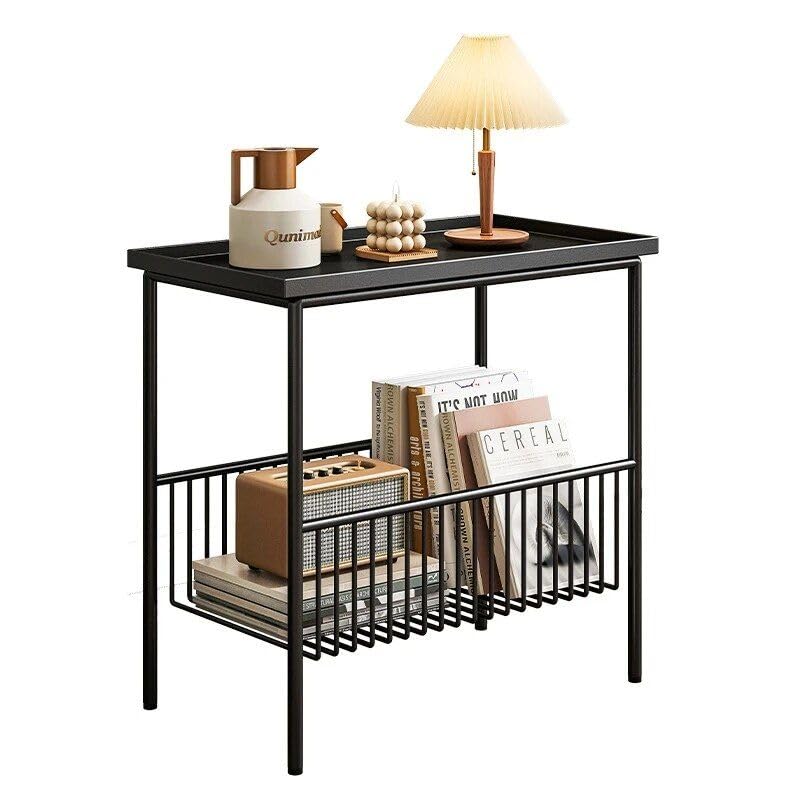Chic Minimalist Modern Metal Side Coffee Table