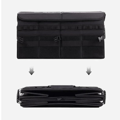 versatile 60l collapsible outdoor storage box with handle