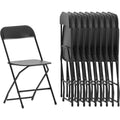 Ultra-Sturdy 650lb Capacity Black Folding Chair