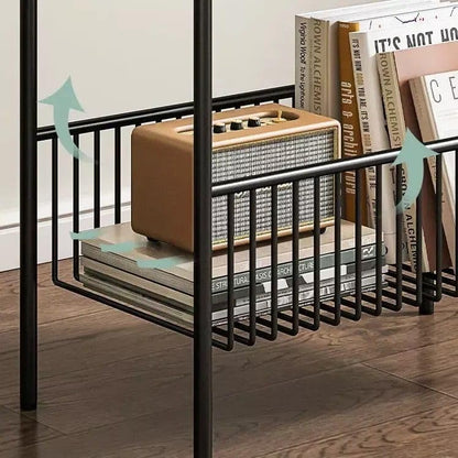 Chic Minimalist Modern Metal Side Coffee Table