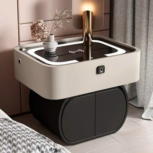 Modern Moroccan Minimalist Wooden Nightstand