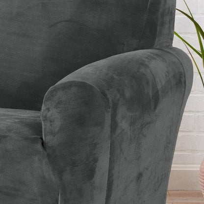 Velvet Stretch Slipcover - Gale Collection
