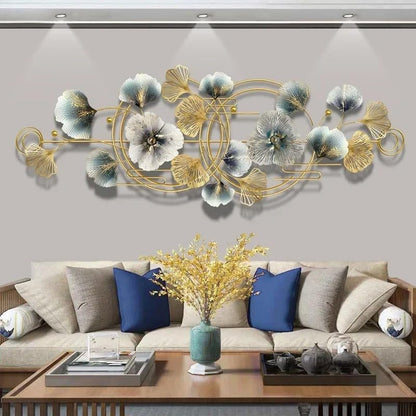 Elegant Ginkgo Leaf Metal Wall Art